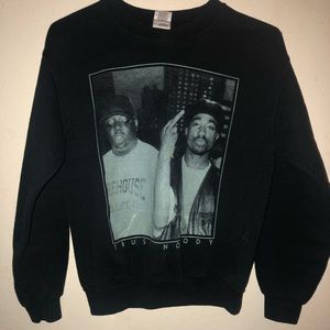 Tupac and Biggie Crewneck Sweater